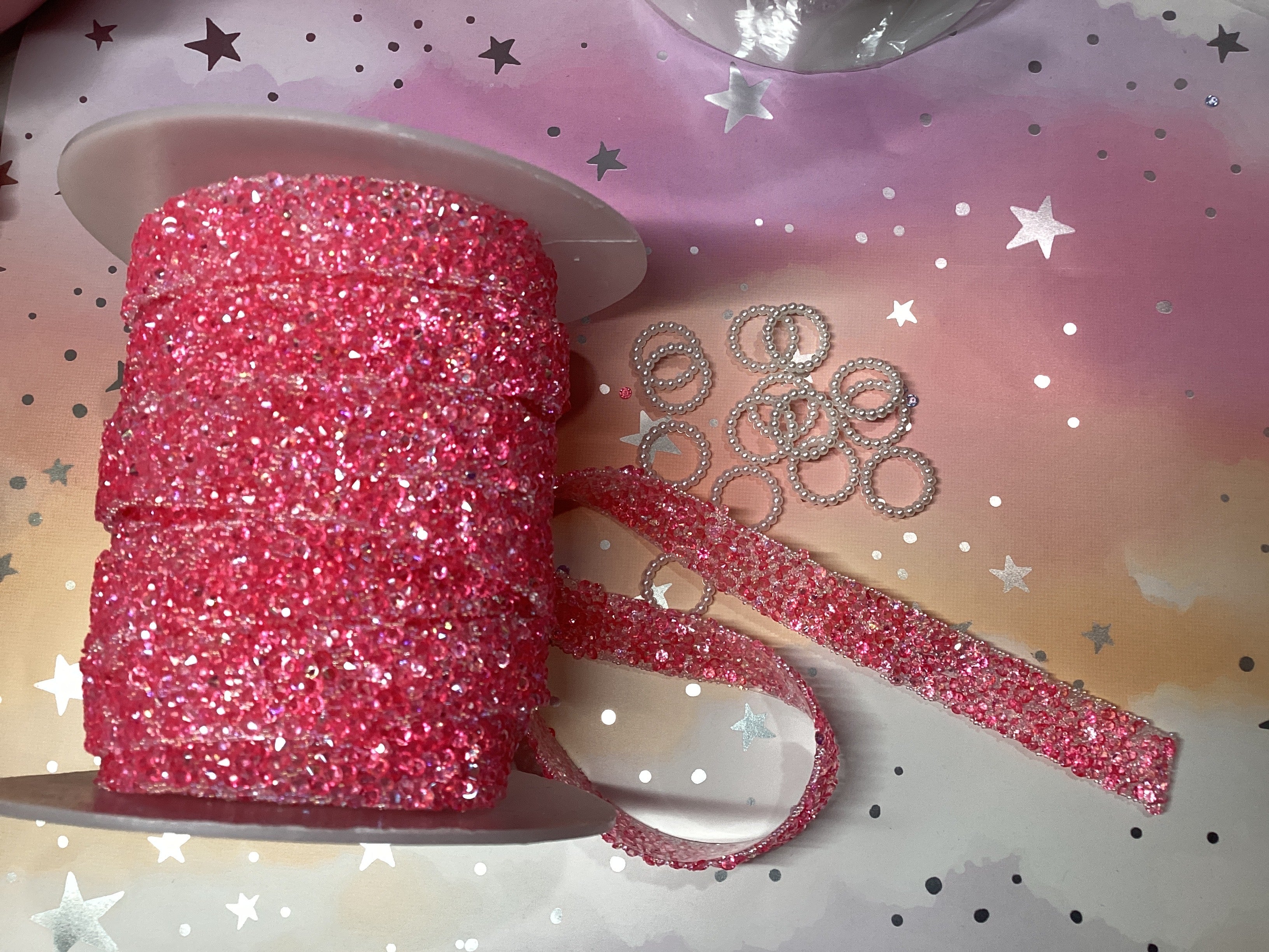 Pink sugar tape