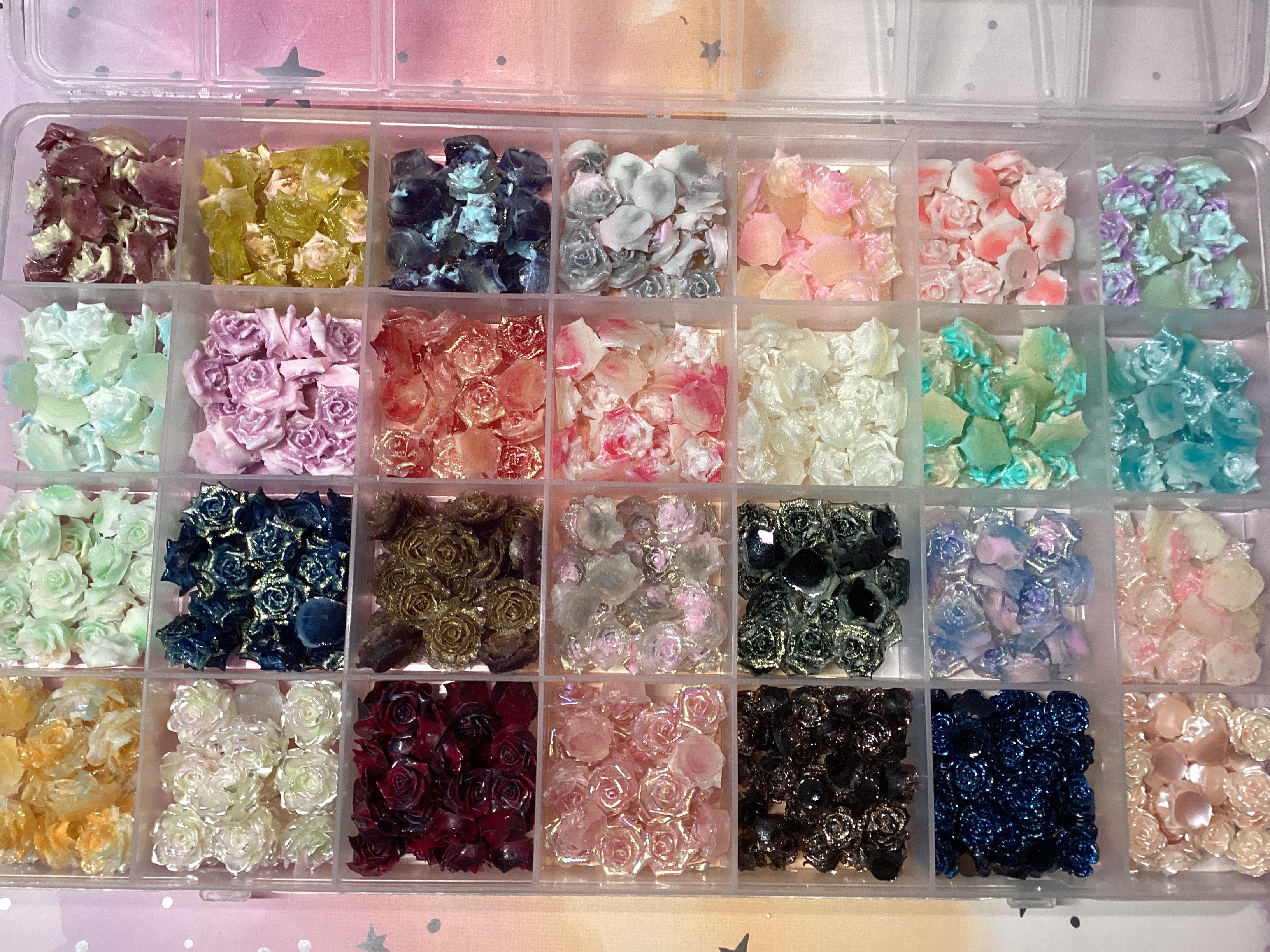 Flower fancey bead kit large